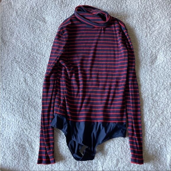 J crew xl striped Bodysuit - Picture 1 of 7